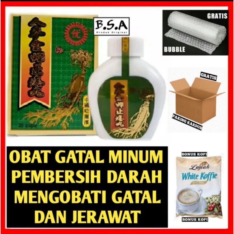 OBAT GATAL MINUM PEMBERSIH DARAH BEBAS GATAL & JERAWAT COD