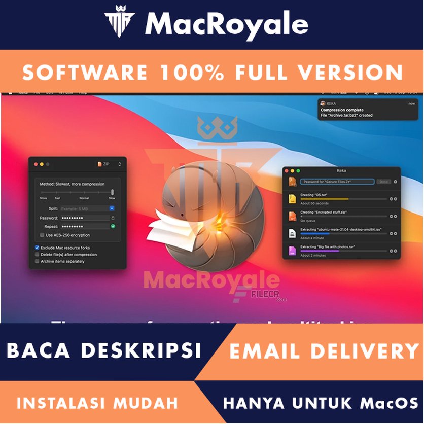 [MacOS] Keka Full Version Lifetime Full Garansi