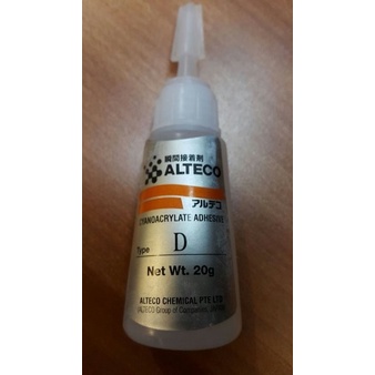 

Lem Alteco D 20 Gr Instan Glue Power Glue Lem Alteco Botol Cair