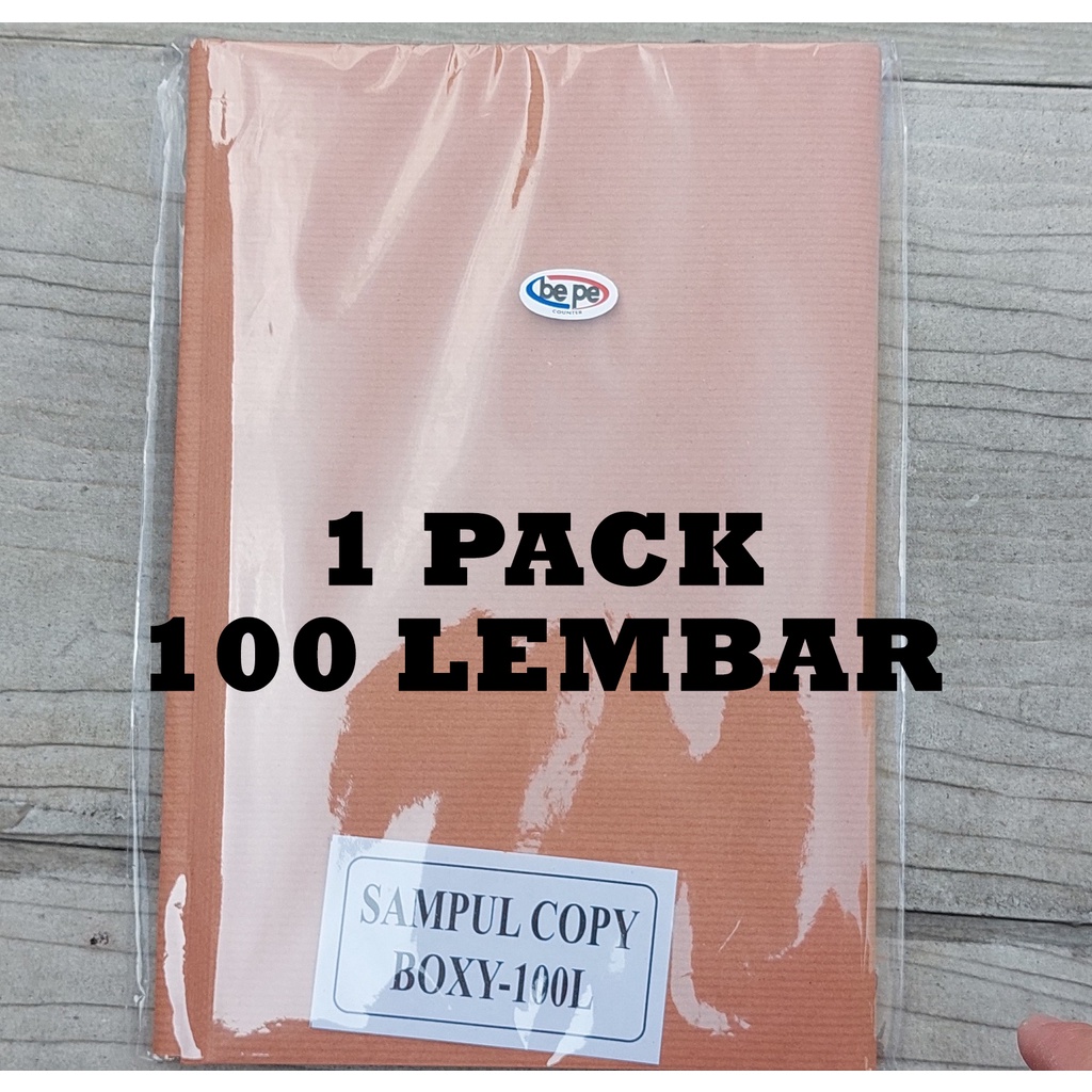 

1 PACK (ISI 100) Sampul Kertas Coklat Boxy Big Boss 29x19.5cm
