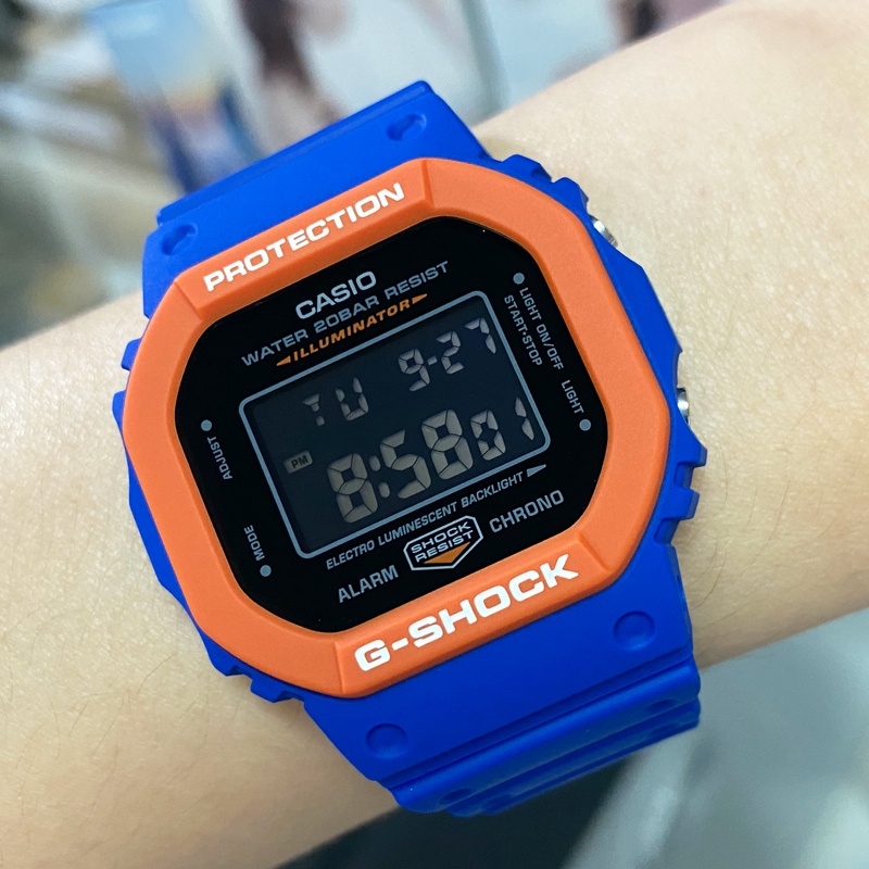 Casio Watch Men's G-SHOCK Street Skateboarding Classic Small Square Sports Electronic Men's Watch DW-5610SC