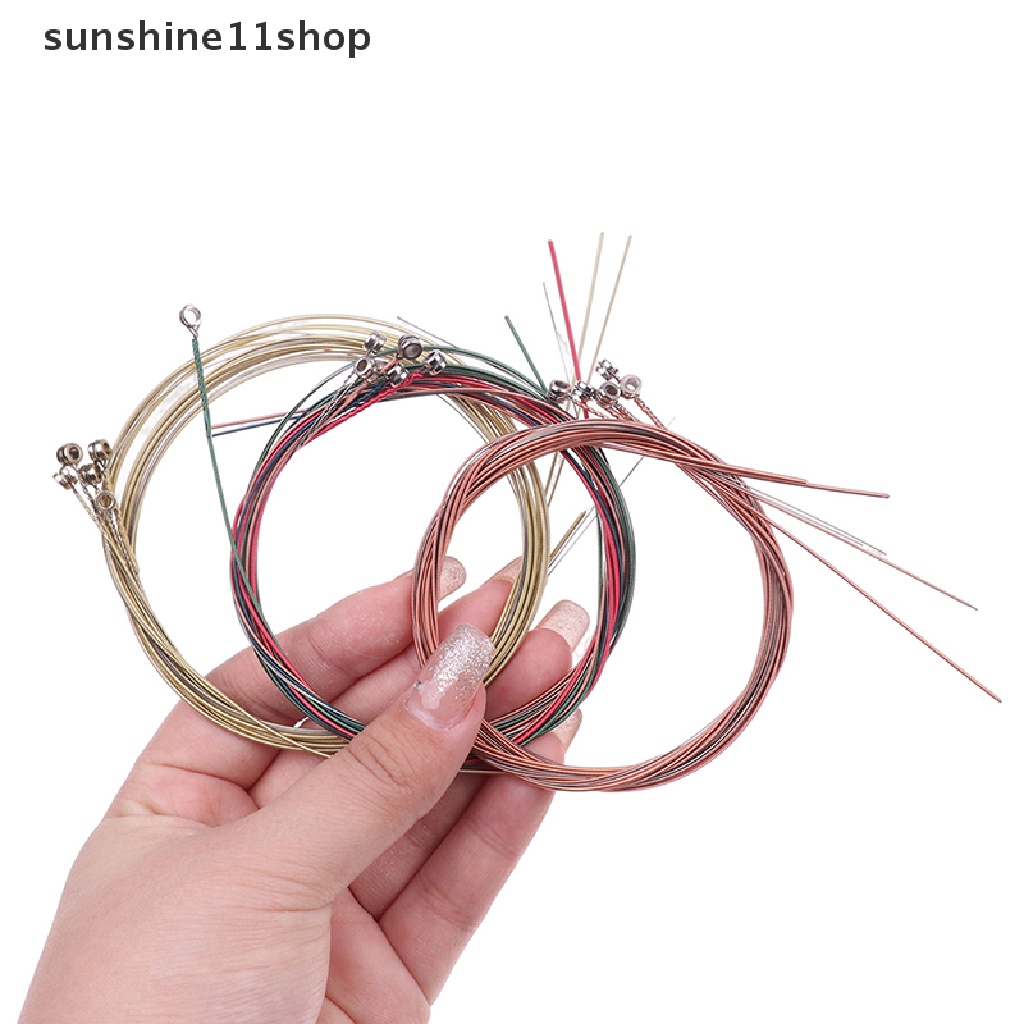 Sho 6Pcs String Tembaga Murni Untuk Senar Gitar Klasik Aksesoris Bagian Gitar N