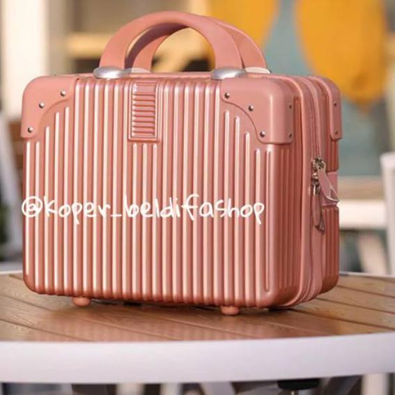 ♞ BEAUTYCASE uk 12" TAS Make up FIBER IMPORT ALIBABA BISA TRAVEL BAG make up pouch ♛