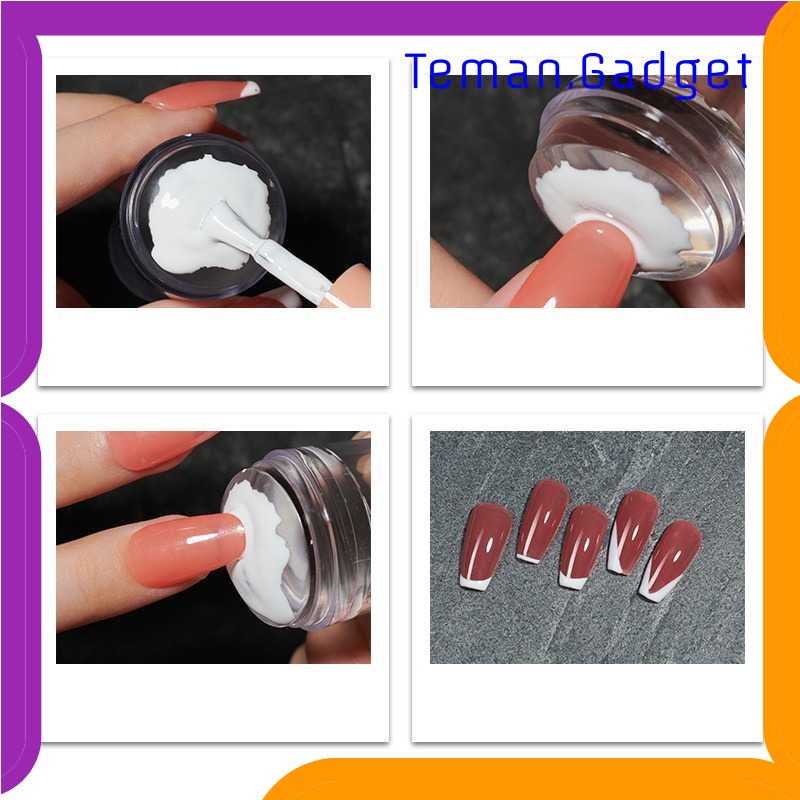 TG - PRW HEONYIRRY Stamp Kuku Silicone Nail Stamper Nail Art - MD09