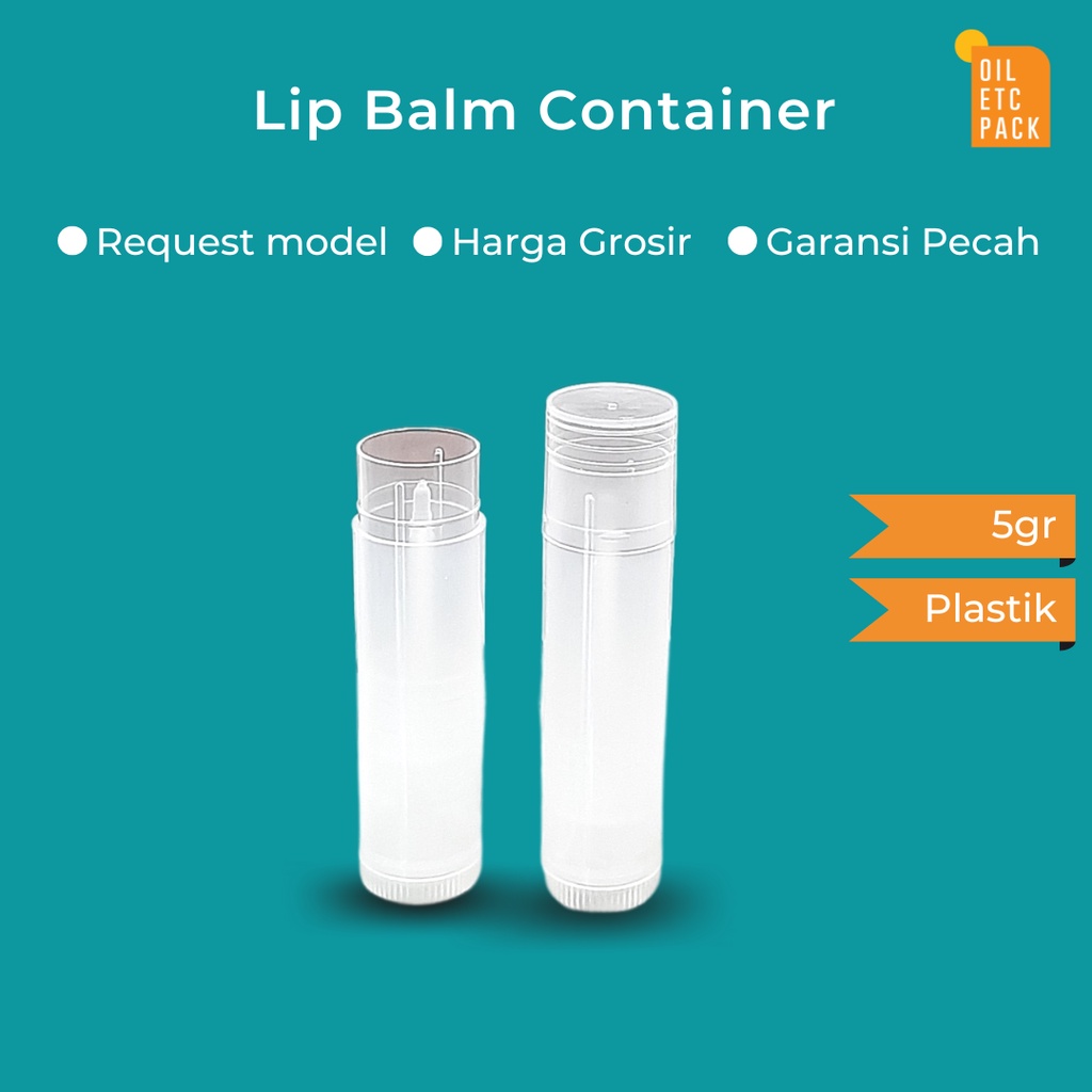 Lipbalm Container 5gr / Wadah Kosong / Travel kit