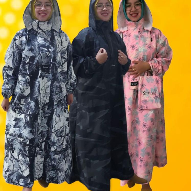 Sale Jas Hujan Wanita Gamis Syar'i Perempuan Muslimah Hijab Jubah Mantel hujan Wateroof