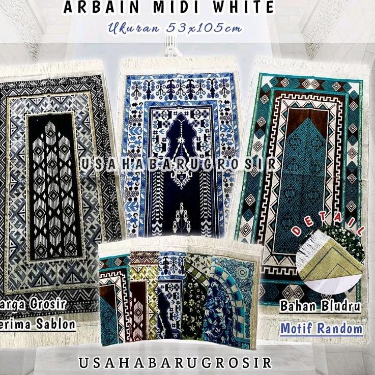 ☑ Cod Sajadah Carpet Arbain Bludru Midi ukuran cm turki turkiye bulu ☇