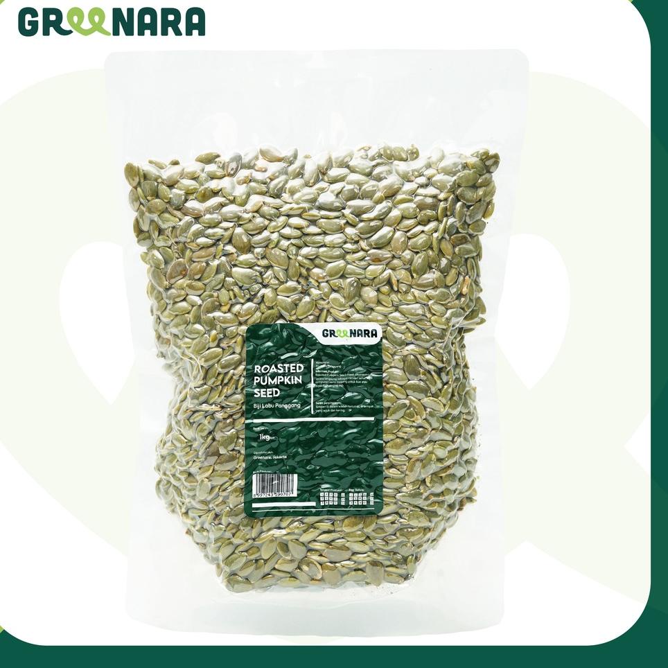 

TERBARU Roasted Pumpkin Seed 1kg / Biji Labu Panggang 1kg