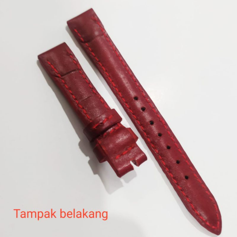 strap kulit handmade leather size 14 MM