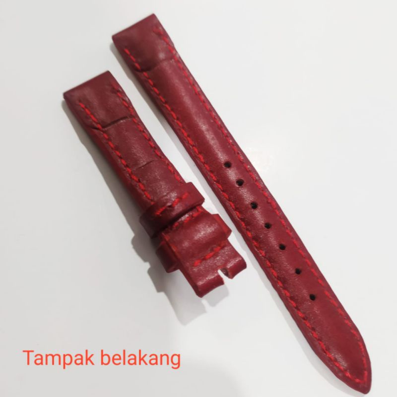 strap kulit handmade leather size 14 MM