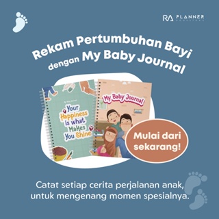 My Baby Journal 2.0 by RA Planner | Buku Tumbuh Kembang Anak | Jurnal Kehamilan dan Bayi
