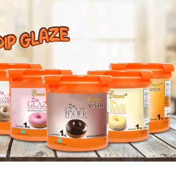 

♣ PROMO!! ELMER DIP GLAZE 1 KG SEMUA VARIAN ❃