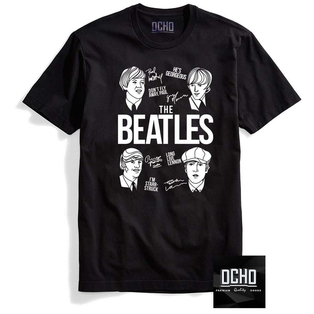 Kaos The Beatles Classic Vintage
