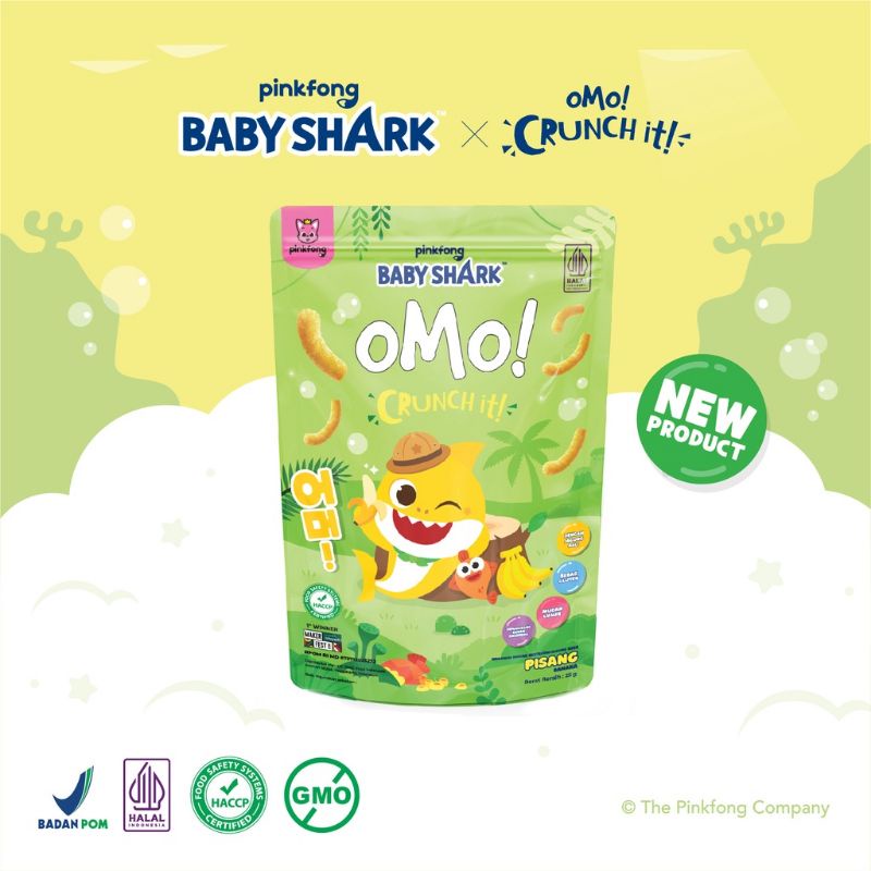 OMO! Crunch it! Healthy Snack 25 gr | cemilan bayi 9M+