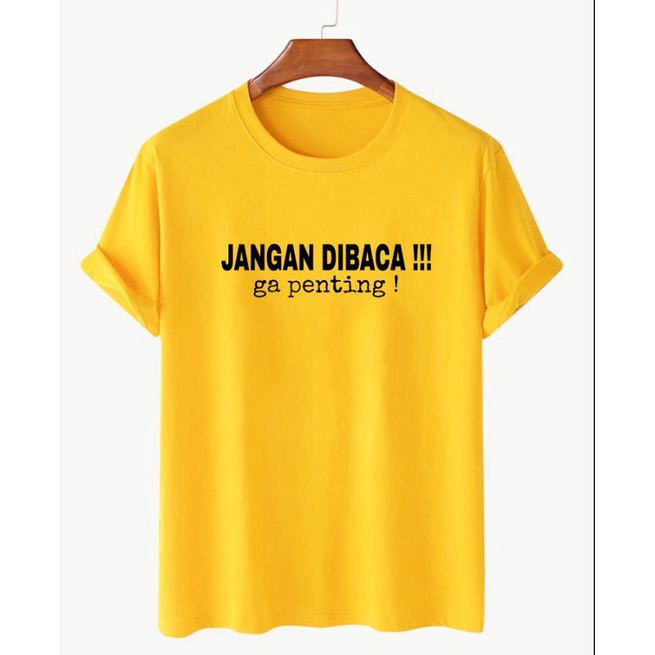 Kaos Pria Baju Oblong Wanita Ga Penting Atasan Lengan Pendek Pakaian Tshirt Cod