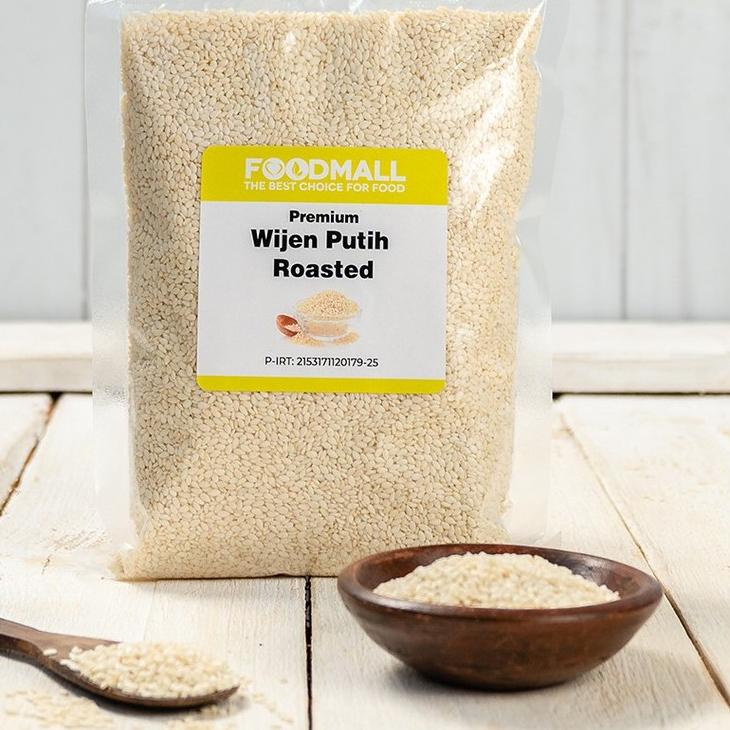 

♤ Wijen Putih PANGGANG 250 gram / White Sesame Roasted ☏