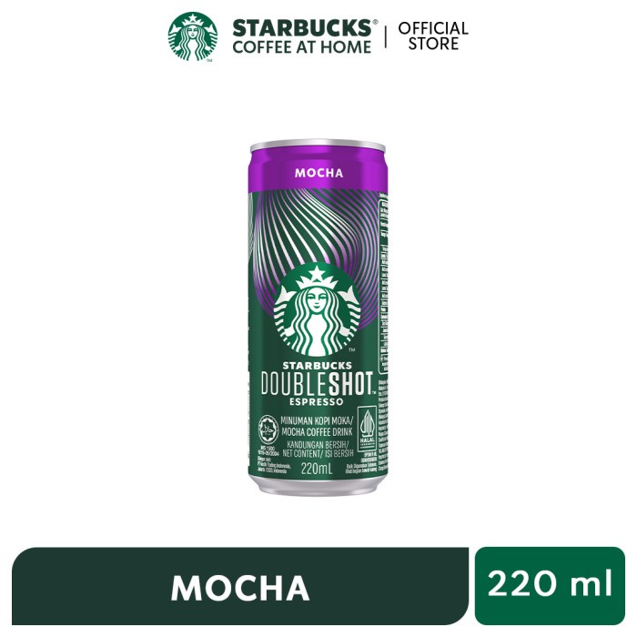 STARBUCKS® DoubleSHOT Mocha Kaleng 220ml