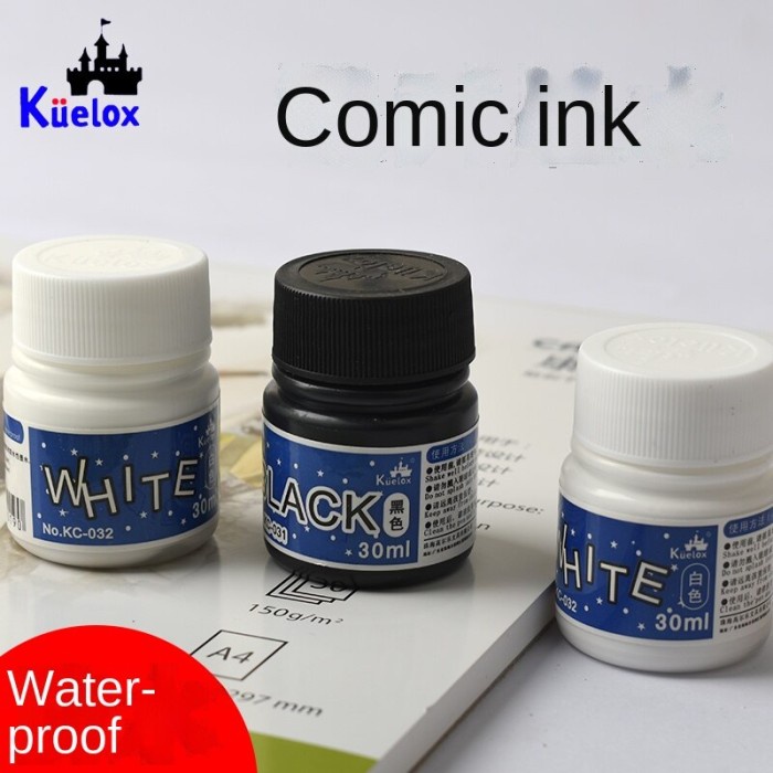 

Terlaris Comic Ink Black/White 30Ml