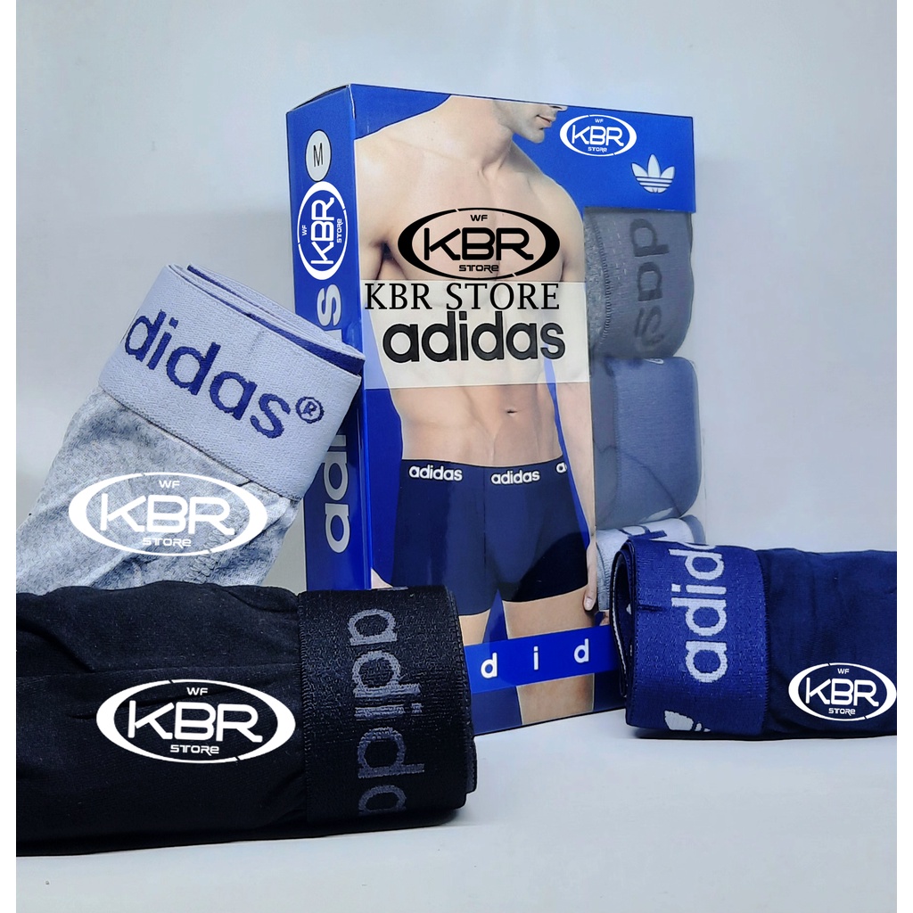 3 PCS boxer pria / selana boxer / dalman pria/ celana dalam pria/ boxer pria / celana dalam boxer wf store