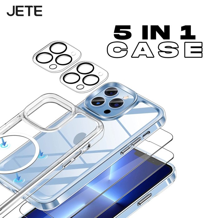 JETE Clear Case i phone 14 Series - Magsafe Case iPhone 14 Series