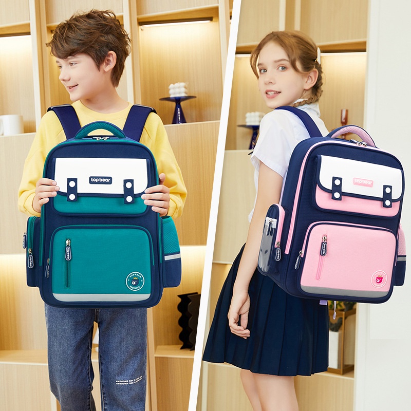 IMURA | Tas Sekolah Ransel Punggung Anak Anti Air Impor Model Bintang TOP BEAR Back Pack Import