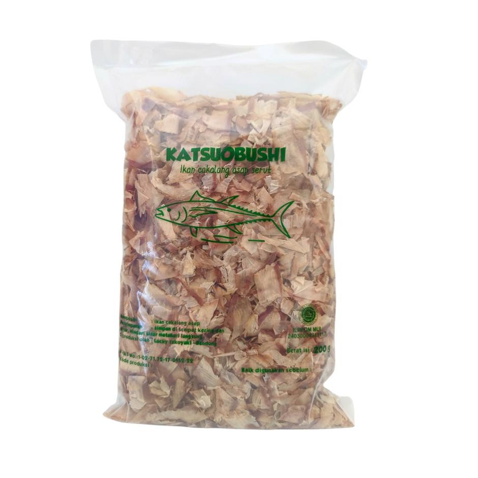 

➹ KATSUOBUSHI HALUS 200 GRAM IKAN CAKALANG ASAP SERUT HALAL ◘