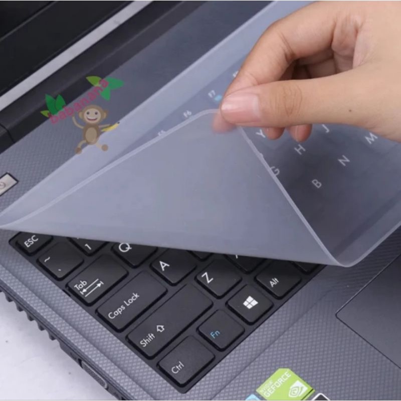 Laptop Keyboard Protector Cover Pelindung Silikon Silicone Anti Debu