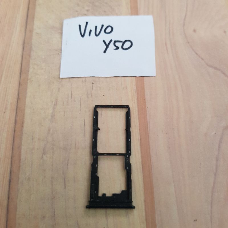Sim tray Sim card Tempat Kartu Original Copotan Asli HP Vivo Y50