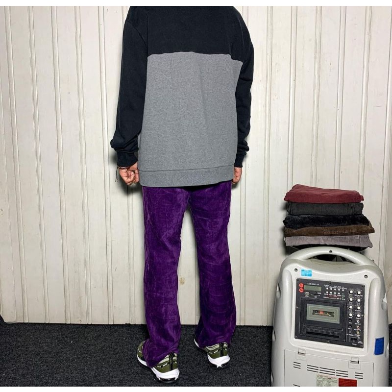 Corduroy Pants Pria Purple Second
