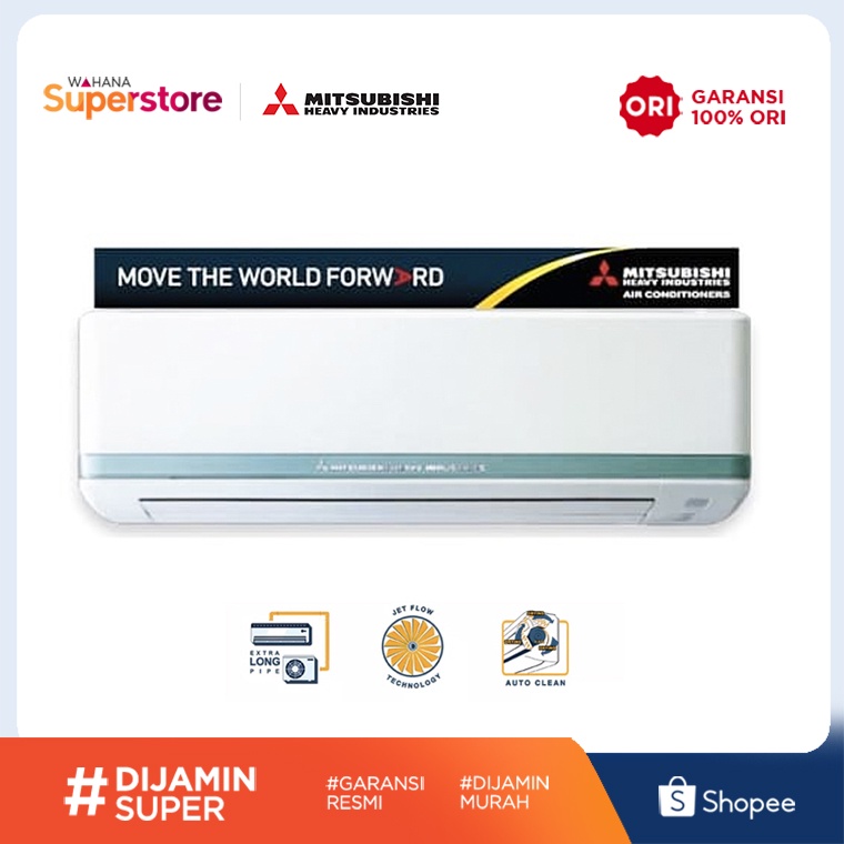Mitsubishi AC Split Dinding Standard Thailand 2 PK - SRK18CS-S3 | 18CS