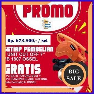perkakas Potong Besi 7 Inch Cut Off 7 Inch PB 1807 OSSEL 1F3B23