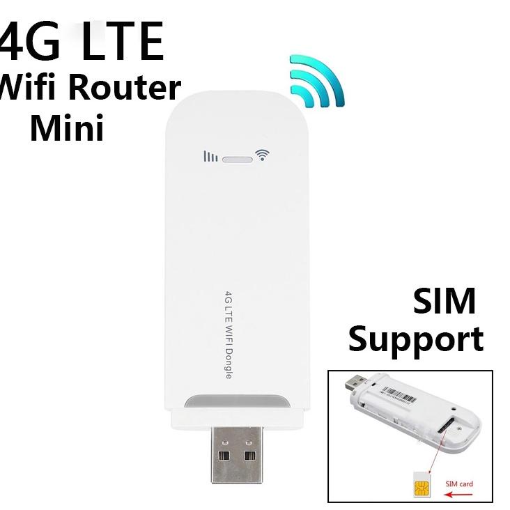 Harga Termurah Modem wifi 4g all operator LTE USB Wireless Hotspot 100Mbps Support 8 Devices 10m Tid