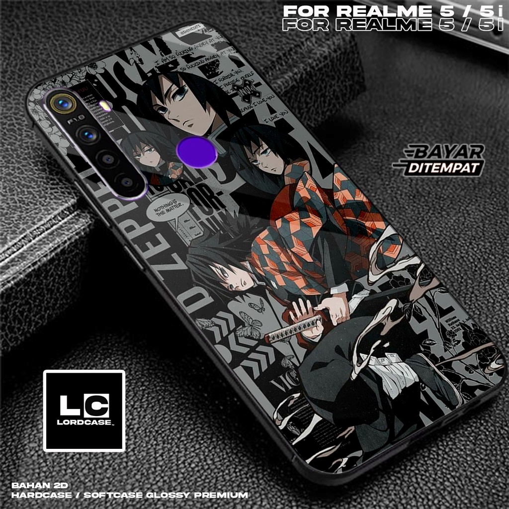 Case REALME 5 / REALME 5i - Casing Hp Terbaru 2023 Case lord case14 [ case KIMETSU ] Silikon Hp Mewa