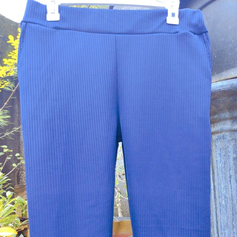 baggy pants scuba premium  rajut rib knit