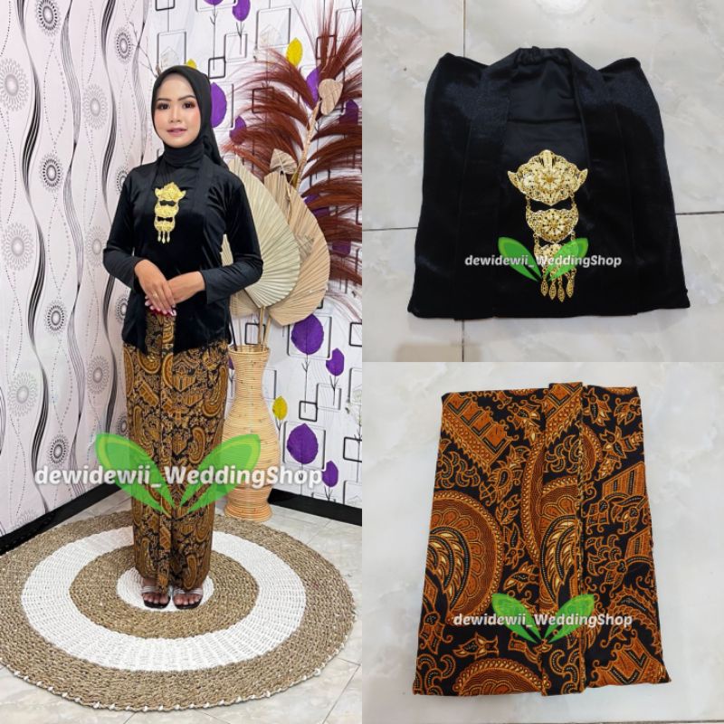 [1set] Kebaya + Jarik Instan || Model Padma - Motif Semen Romo