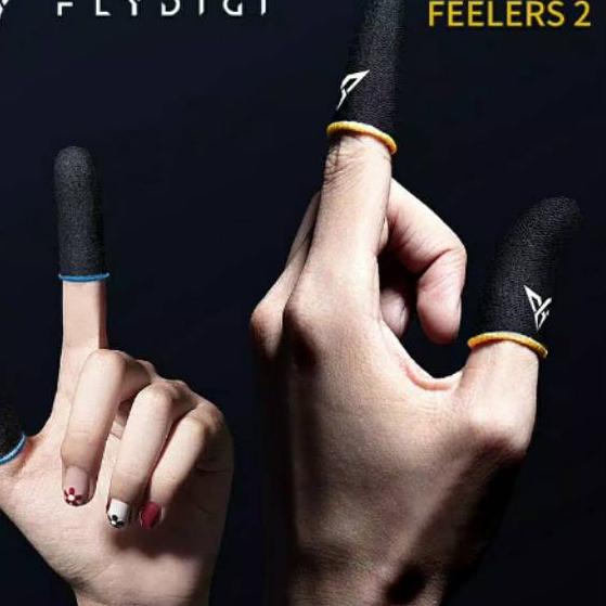 Termurah ORIGINAL FLYDIGI WASP 2 SARUNG TANGAN JEMPOL FINGER COATS ANTI KERINGAT PUBG CODM MOBILE LE