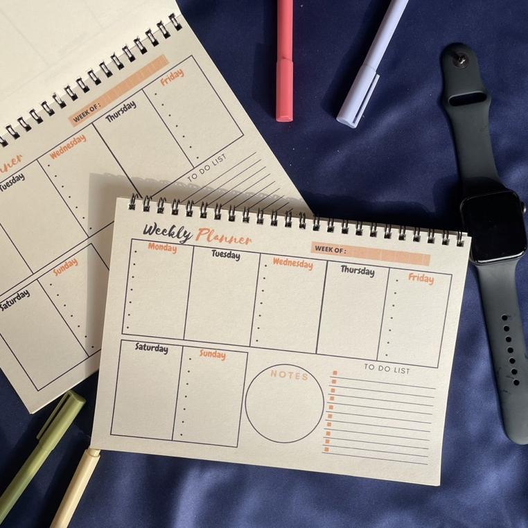 

L40 Weekly Planner Notebook / Buku Agenda Mingguan TERMURAH ↯