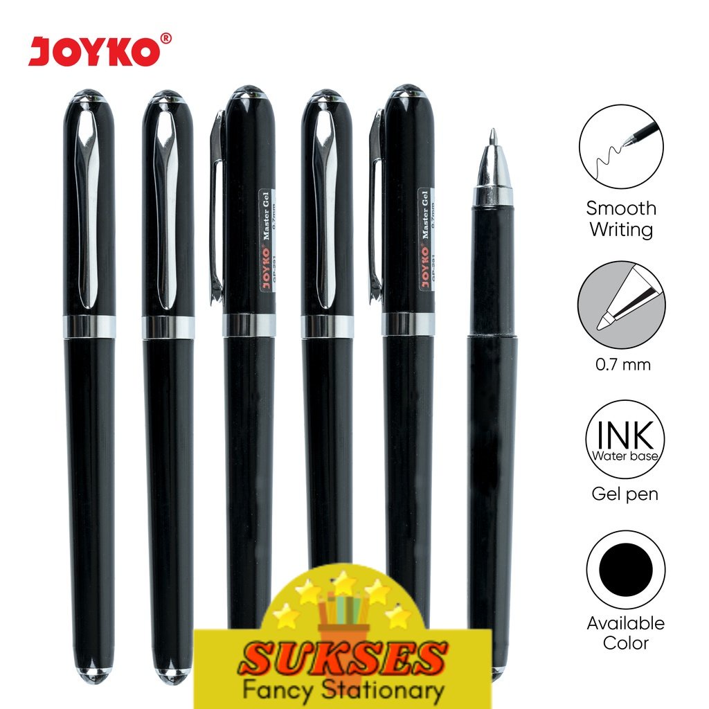 Gel Pen Pulpen Pena Joyko GP-291 Master Gel 0.7 mm