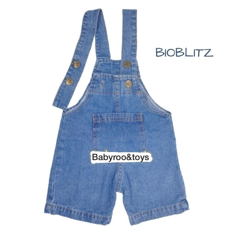 OVERALL JEANS PENDEK UNISEX