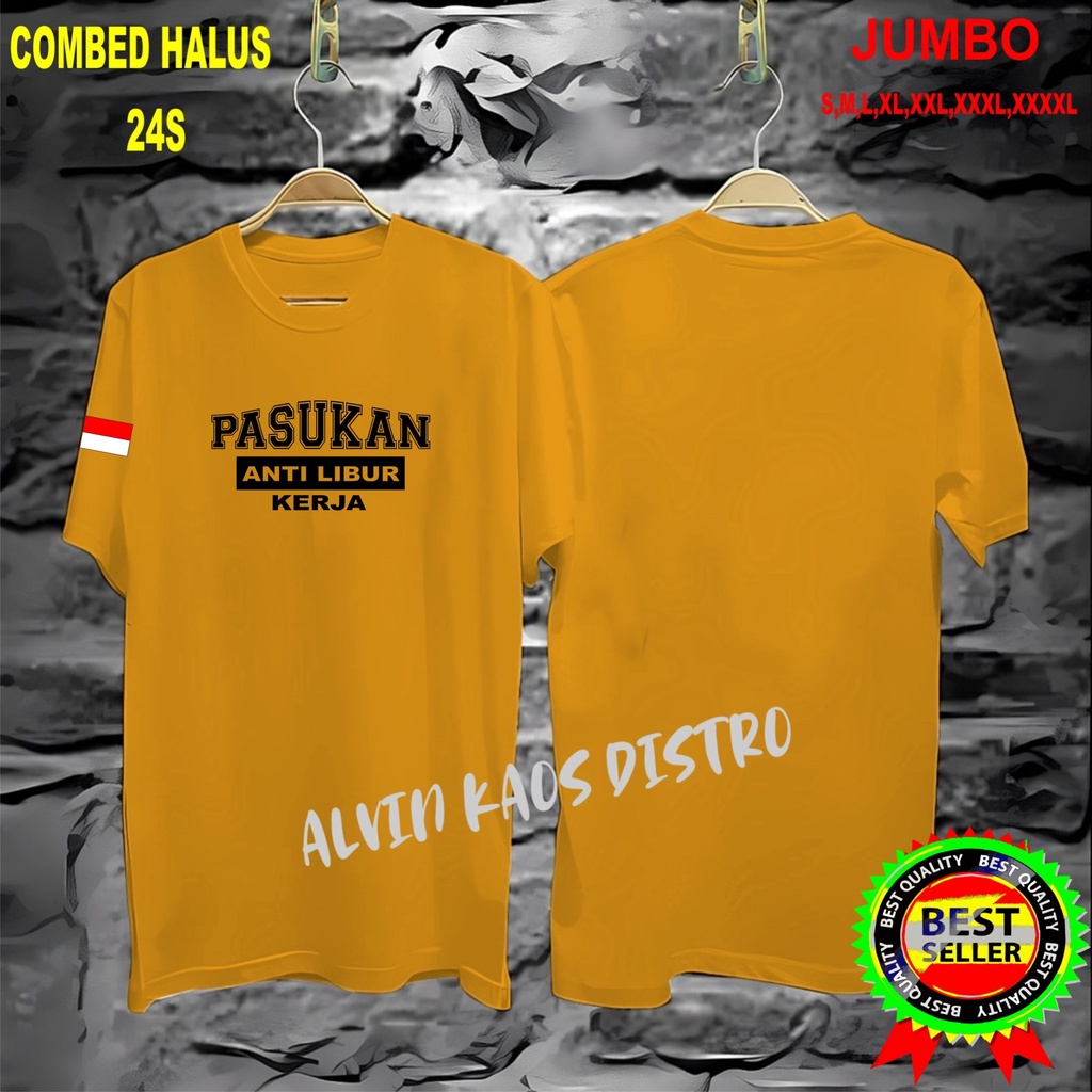 APPS Promo Diskon Kaos BENDERA PASUKAN ANTI LIBUR Kaos Terlaris Kualitas Terjamin/Kaos MurahKaos katun/Pakaian Pria pakaian Wanita/Kaos Distro Pria/Kaos Pakaian Pria Kaos Promo/Best Seller