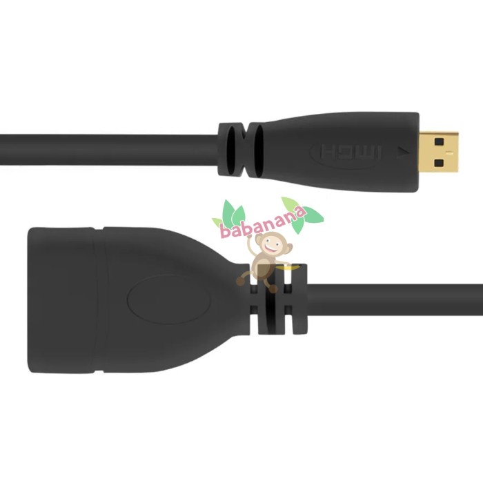 Kabel Micro HDMI to HDMI Converter Display Cable Adapter Laptop HDTV