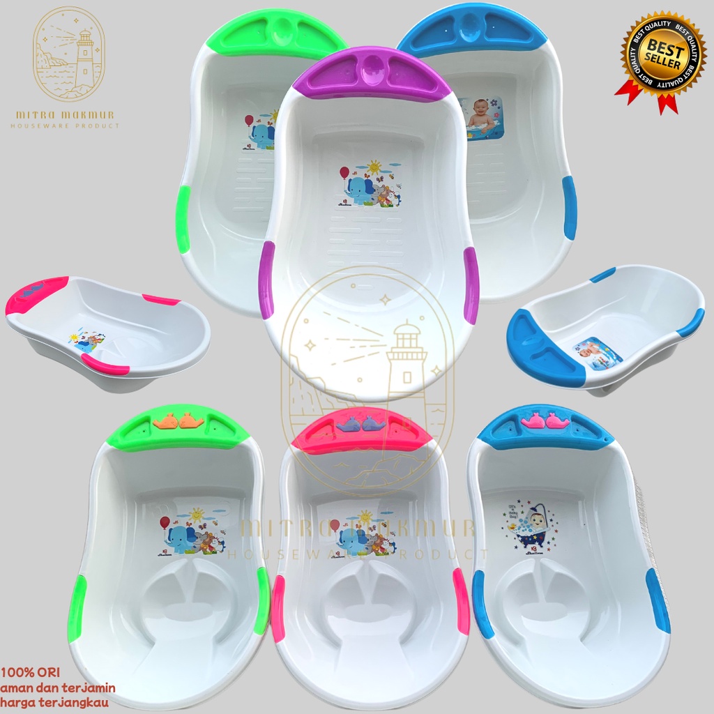 NEW!! BABY BATH TUB BERBAGAI MERK / BAK MANDI BAYI PLASTIK / BAK MANDI BAYI MURAH