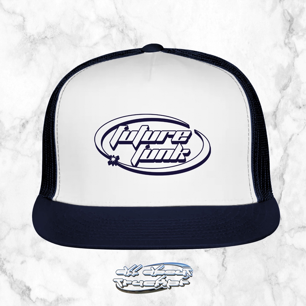 Future Funk | Flat Trucker Hat | All About Trucker