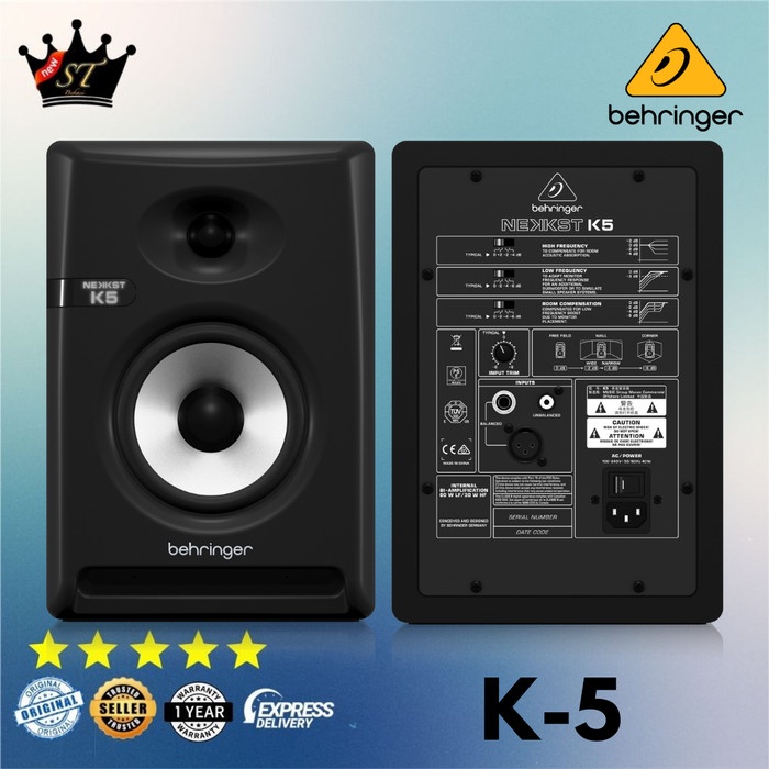 Behringer K5 Harga Sepasang K-5 K 5 Speaker Studio Monitor 5" Flat