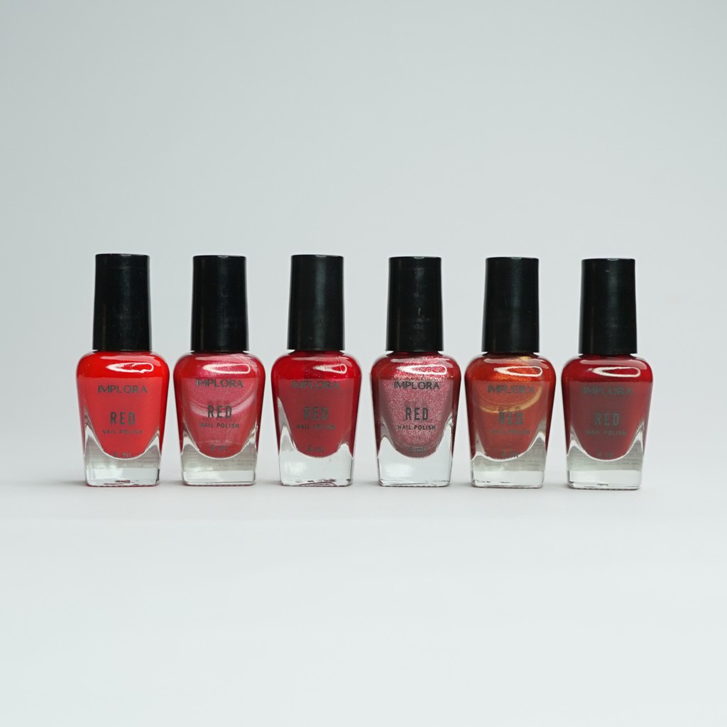 IMPLORA KUTEK - NAIL POLISH SET [ ISI 6 PCS ]