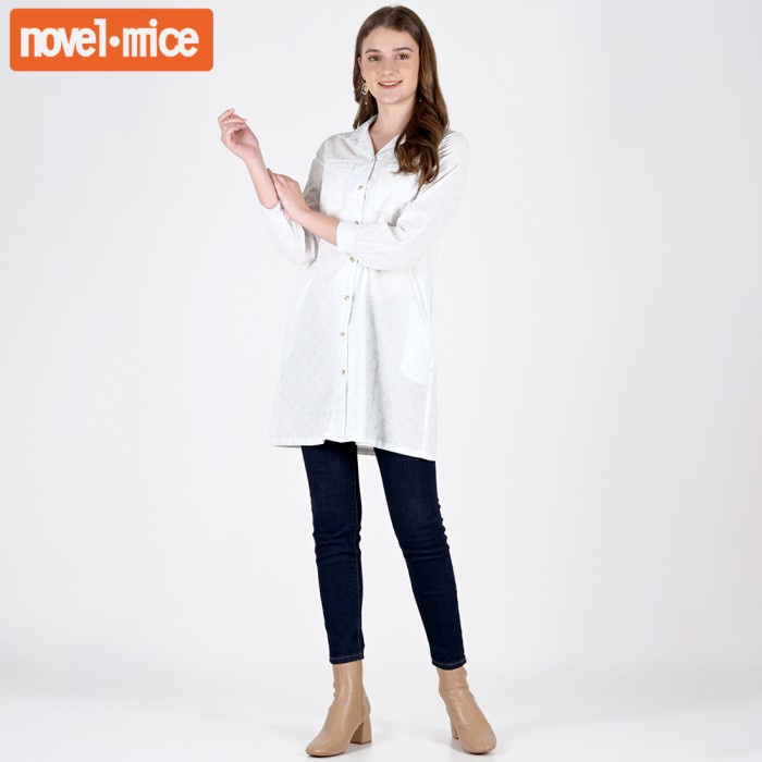 Le'Rosetz - Mini Dress Cotton Pearl