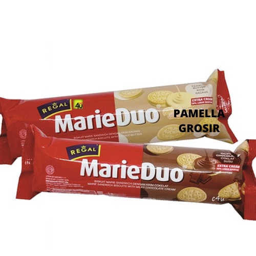 

BISKUIT REGAL MARIE DUO ROLL CHOCOLATE / PEANUT BUTTER 100GR