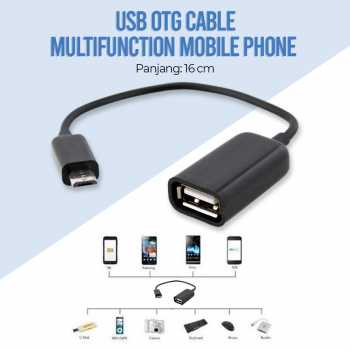 OTG USB Micro USB TO USB Female port Cable Multifunction Mobile Phone / Kabel Adapter Micro Usb Adapter Konverter Sambungan Penghubung Mouse Keyboard Card Reader Flashdisk MP3 MP4 Camera Ke Usb Smartphone Tablet PC Laptop Komputer / OTG Micro Usb To Usb