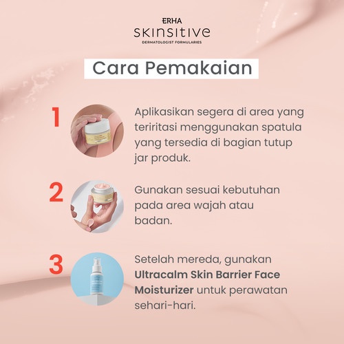 ERHA Skinsitive DF Ultracalm PRO Multipurpose Calming Cream 28gr - Krim Wajah