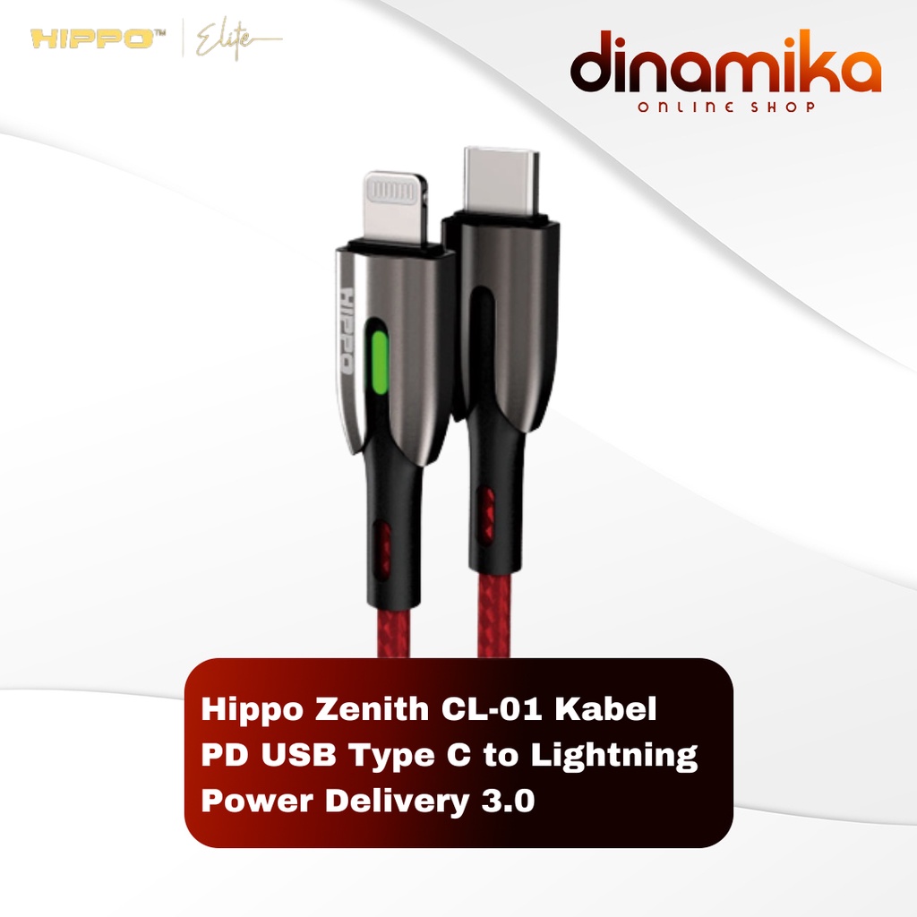 Hippo Zenith CL-01 Kabel PD USB Type C to Lightning Power Delivery 3.0
